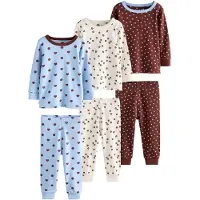 Next Pyjamas kräm / ljusblå / choklad