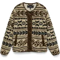 Vero Moda Övergångsjacka 'VMLindau' choklad / cappuccino / svart