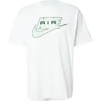 Nike T-shirt 'AIR' äpple / svart / vit