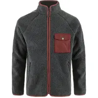 Fjällräven - Vardag Pile Fleece M Dark Grey Maroon för UnisexUll - Storlek L - Grå