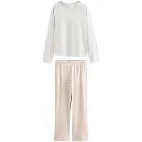 Next Pyjamas camel / gråmelerad