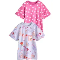 Next Nattlinne pastelllila / rosa / röd / off-white