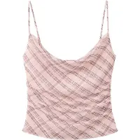 Mango Topp 'ILLO' rosa / karminröd / off-white