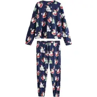 Next Pyjamas marinblå / grenadine / svart / vit