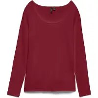 Vero Moda T-shirt 'VMMAXI' röd