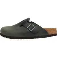 Birkenstock Pantolette 'Boston' mörkgrön
