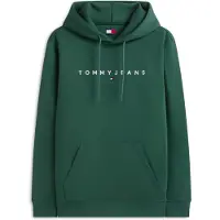 Tommy Hilfiger Tommy Jeans Linear Logo Fleece Drawstring Hoody