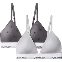 Calvin Klein 2 Pack Triangle Bras Icon Cotton Modal