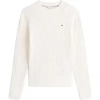 Tommy Hilfiger Fine Cable Knit Crew Neck Jumper