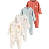 Next Pyjamas ljusbeige / himmelsblå / pastellblå / hummer