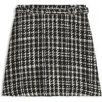 HUGO Kjol 'Rinuna-1' svart / off-white