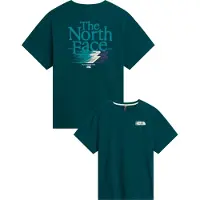 The North Face - T-shirts - M Retro Trail Rlx SS Tee Graphic Pacific Teal för UnisexBomull - Storlek L - Grön