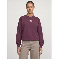 JJXX Sweatshirt 'JXSANDRA' vinröd / vit