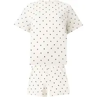 Hunkemoller Kort pyjamas ljusbeige / svart
