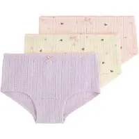 Lindex Trosa pastellgul / aubergine / lavendel / pastellrosa