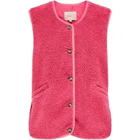 ONLY Fleecetröjor ONLBABY TEDDY VEST kvinnor - Rosa - EU S