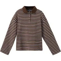 Mango T-shirt 'TIMOTHEE' choklad / vit