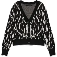 Vero Moda Kofta 'VMNANCY' svart / vit
