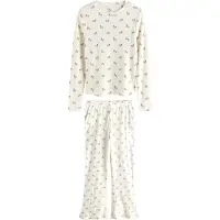 Next Pyjamas kräm / mörkbrun