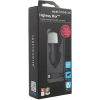 Mobis Technology Just Mobile Highway Max - Strömadapter för bil - 2.1 A - 2 utdatakontakter (USB) - på kabel: Micro-USB