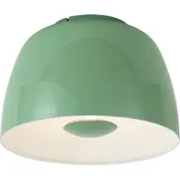 QAZQA Retro taklampa grön med vit insida, inkl. 3-stegs dimbar LED - Vera