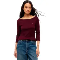 Tommy Hilfiger Ww0ww49928 T-shirt Med 3/4 ärm