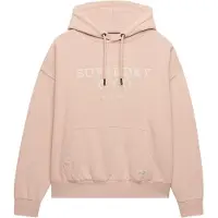 Superdry för kvinnor. W2012575A Rosa Luxe Relaxed luvtröja (S), Casual, Bomull