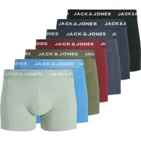 Jack & Jones Boxershorts 'JACBenja' marinblå / ljusblå / khaki / oliv / burgunder / svart