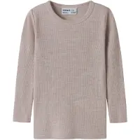 Name it Wax Wool Rib T-shirt Med Lång ärm