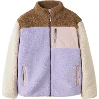 Name it Fleecejacka - Teddy - NkfMacey - Lavender - - 6 år (116) - Fleecejacka
