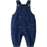 Name it Hängselbyxor - NbmBarrel - Dark Blue Denim - - 56 - Hängselbyxor