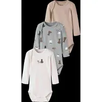 Name it Sparkdräkt/body camel / brun / jade / off-white