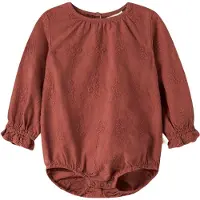Lil´ Atelier Lil' Atelier Body l/ä - NbfNopa - Mahogny - - 62 - Body L/Ä