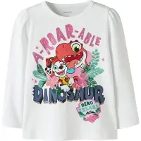 Name it T-shirt 'NMFJette Paw' mint / korall / rosa / vit