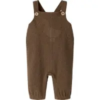 Lil´ Atelier Lil' Atelier Hängselbyxor - NbmNaffel - Loose - Teak - - 56 - Hängselbyxor
