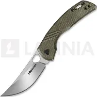 Fox Edge Persian - Stonewash - Micarta fällkniv, olivgrön