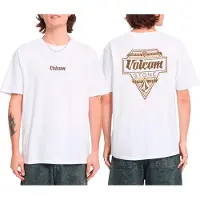 Volcom - T-shirts - Linear Basic SS Tee White för Unisex - Storlek XL - Vit