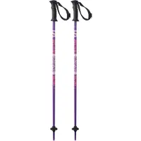 Salomon - Skidstavar - Kaloo JR Sun Kissed Coral/Pansy för UnisexAluminium - Storlek 95 cm - Rosa