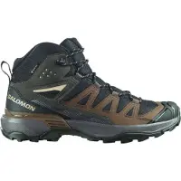 Salomon - Vandringsskor herr - X Ultra 360 Mid GTX Black/Dark Gull Gray för UnisexUll - Storlek 42 2/3 - Svart