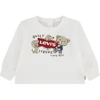 Levi's T-shirt ecru / ljusbrun / röd / svart