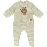 Chicco Sparkdräkt/body kräm / mörkbeige / brun / konjak