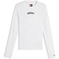 Tommy Hilfiger T-shirt 'ESS' marinblå / vit