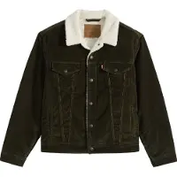 Levi's för män. 16365-0355 Type 3 Sherpa Trucker-jacka, svart (XL), Casual, Bomull
