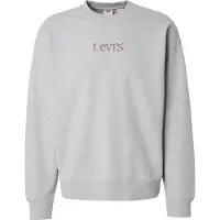 Levi's Sweatshirt 'SUNSET' ljusgrå / bordeaux