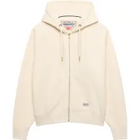 Superdry Sweatjacka 'Luxe Casual' naturvit