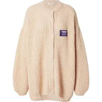 American vintage Kofta 'CYROW' chamois / violettblå / vit