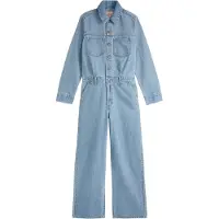 Levi's för kvinnor. 0088J-0001 Mono heritage blå (S), Casual, Bomull, Denim, Lång ärm