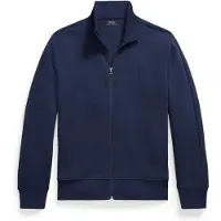 Ralph Lauren för män. 710B27224001 Marinblå sportjacka i dubbelstickat tyg (L), Casual, Bomull, Marino