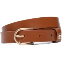 Calvin Klein Monogram Rounded Buckle Belt