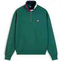 Tommy Hilfiger Tommy Jeans Tommy Badge Relaxed Quarter Zip Sweatshirt